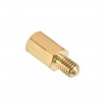 Uxcell M4x9mm 6mm Male-female Brass Hex Pcb Motherboard Spacer Standoff For Fpv Drone Quadcopter Computer Circuit Board 5pcs
