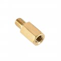 Uxcell M4x9mm 6mm Male-female Brass Hex Pcb Motherboard Spacer Standoff For Fpv Drone Quadcopter Computer Circuit Board 5pcs