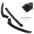 Ocpty Front Bumper Chin Spoiler Lip Splitter Trim Glossy Black Compatible With 2019 2020 2021 2022 For Toyota Avalon Abs