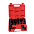 7pcs Oxygen Sensor Socket Set 1 2 Inch And 3 8 Square Drive For Auto Repair 