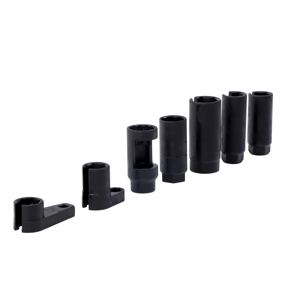 7pcs Oxygen Sensor Socket Set 1 2 Inch And 3 8 Square Drive For Auto Repair