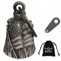 Dream Apparel Motorcycle Us Flag Rider Bell For Bikers Heavy Spirit Bells Accessory And Key Chain Luck Dbl4-l 
