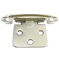 Smbbit Traditional Cabinet Hinge Variable Overlay 10 Pack Bright Nickel