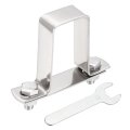 U Shape Square Tube Clamp 30x60mm Shaped Bracket 304 Stainless Steel Strap With Bolt Plate Nuts And Wrench For Pipes Door 
