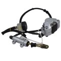 Hydraulic Rear Foot Brake Caliper With Pads Replacement For 200cc 250cc Quad Dirt Bike Atv 