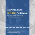 2-4 Lift Range 2pcs Front Upper Tubular Control Arms Suspension Kit With Ball Joint Compatible Ford Ranger 2019-2024 Left And
