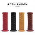 Motorcycle Grips Non Slip Rubber Bar End Thruster 7 8 22mm 24mm Comfort Hand Handlebar Grip Brown