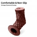 Motorcycle Grips Non Slip Rubber Bar End Thruster 7 8 22mm 24mm Comfort Hand Handlebar Grip Brown