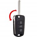 Aintier 2 X Key Fob Shell Case For Kia Soul Sportage Rondo Rio 2007-2013