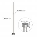Uxcell Straight Ejector Pins 6 5mm 1 4 Dia5mn Steel Round Tip Punch 150mm 6 Long For Mechanical Maintenance 5pcs
