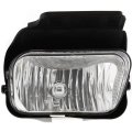Passenger Side Fog Light Assembly With Decor For Chevy Silverado 2003 2004 Replacement Gm2593127 And 15190983 Halogen Clear 
