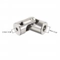 Uxcell 2 Pcs 3mm To 4mm Rotatable Universal Steering Shaft Coupler Motor Connector Joint Coupling L23xd9