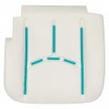 Ecotric Driver Seat Cover Cushion Compatible With 2003-2006 Cadillac Escalade Base Esv Ext Non-air-conditioneds Lower Pad