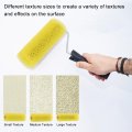 Paint Roller Cover 4 Inch Medium Texture Sponge Brush For Household Wall Painting Treatment 8pcs
