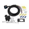 20223 7 Way Trailer Wiring Harness Silver Car End Plastic Vehicle Specific Fit 