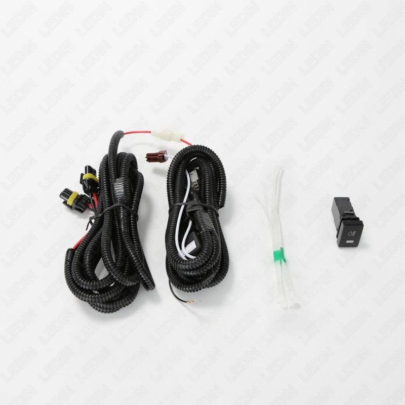 Ledin Fog Light Set Compatible For 2005-2011 Tacoma Oe Style Clear Lens Lamps Assembly