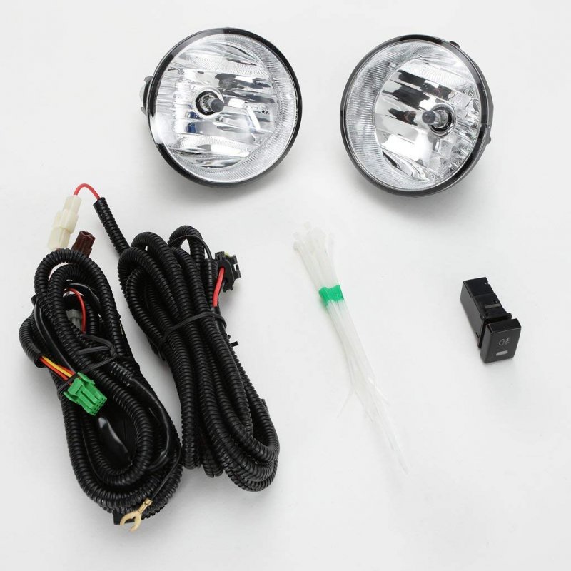 Ledin Fog Light Set Compatible For 2005-2011 Tacoma Oe Style Clear Lens Lamps Assembly