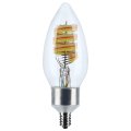 Satco 4w B11 Led 2700k-5000k Rgb White Starfish Clear E12 Base 
