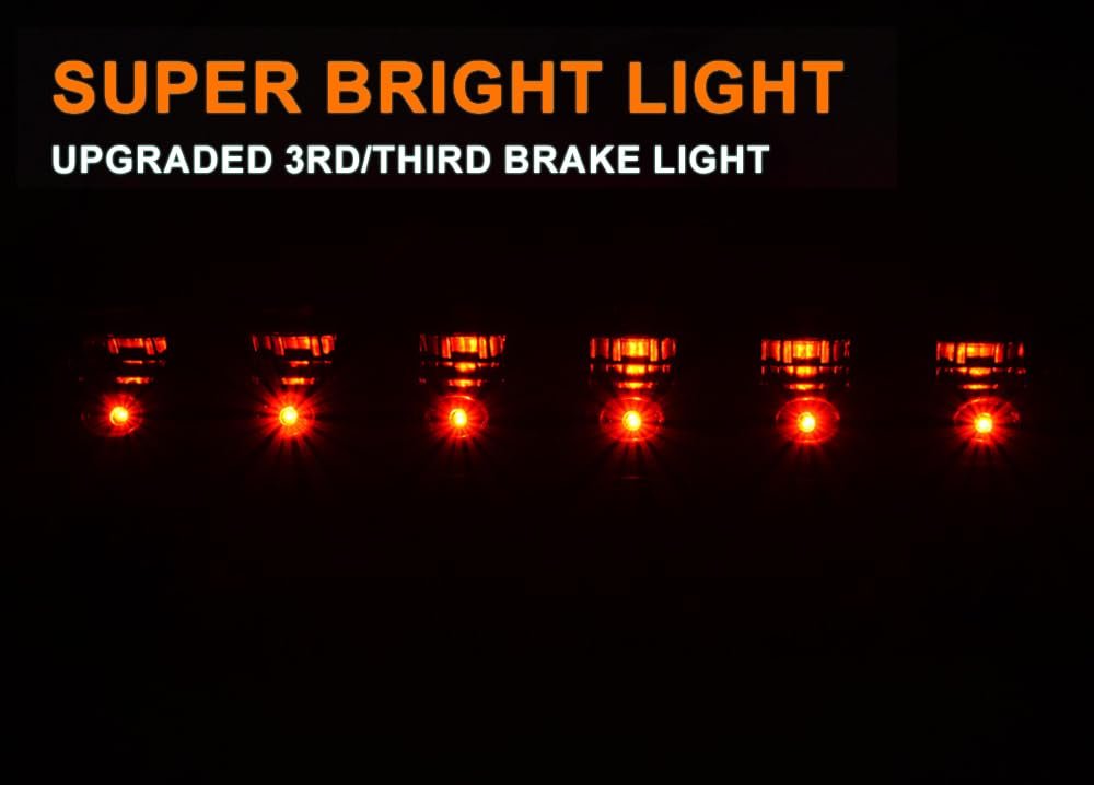 Led Third Brake Light For Chevy Suburban Tahoe Gmc Yukon 2000 2006 Liftgate Rear Doors 3rd Stop Tail Lamps Chrome Housing Smoky