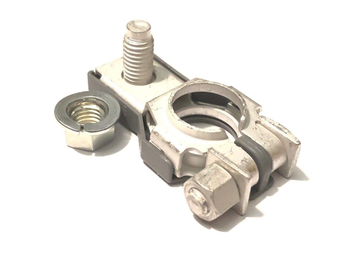24340-7f001 Negative Battery Terminal Connector 16mm Tin Plated Copper Alloy With M8 Nut For Juke Leaf Pathfinder Sentra Versa