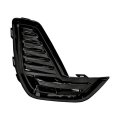 Fog Light Cover For Gmc Acadia 2021 2022 2023 Front Passenger Side Black With Dark Chrome Molding Replacement Gm1039313 