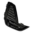 Fog Light Cover For Gmc Acadia 2021 2022 2023 Front Passenger Side Black With Dark Chrome Molding Replacement Gm1039313