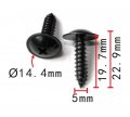 Autobahn88 Tapping Screw For Rear Bumper Compatible With Hyundai Oem 1249305207e Pack Of 10