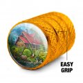 Cabin Critters Deer Raccoons Rabbits And Fox Valve Stem Caps For Tire Rim Wheel Aluminum Yellow