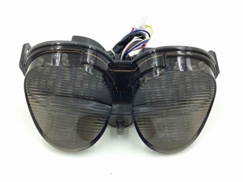 Smoke Rear Led Tail Light For 2001 2002 Yzf R6 Waterproof Integrated Brake And Turn Signal Assembly