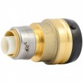 Sharkbite 1-1 2 Inch X 1 Reducing Coupling Push To Connect Brass Plumbing Fitting Pex Pipe Copper Cpvc Pe-rt Hdpe Uxl014128 