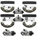 M Mati Wheel Cylinder Brake Shoe Front Rear All For Kawasaki Mule 1000 2010 2020 2030 2500 2510 2520 3000 3010 3020 4000 4010