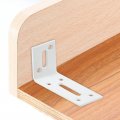 Uxcell Adjustable L Corner Braces 2pcs 80 X 40 30mm Stainless Steel Code 90 Degree Slotted Angle Brace Bracket For Furniture