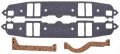 Jegs Intake Manifold Gaskets Fits Chrysler 318 With 4-bbl Cylinder Heads 340 360 Engines 1 12a X 2 25a Port Size 0 0625a Thick 