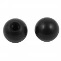 Uxcella 30 Pcs M8 X 30mm Plastic Ball Machine Tool Accessories Console Handle Black