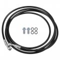 X Autohaux Brake Hose Motorcycle Hydraulic Line Oil Pipe Fitting For Atv Motocross Racing Bike 250cm Black 1 Set