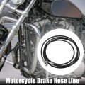 X Autohaux Brake Hose Motorcycle Hydraulic Line Oil Pipe Fitting For Atv Motocross Racing Bike 250cm Black 1 Set