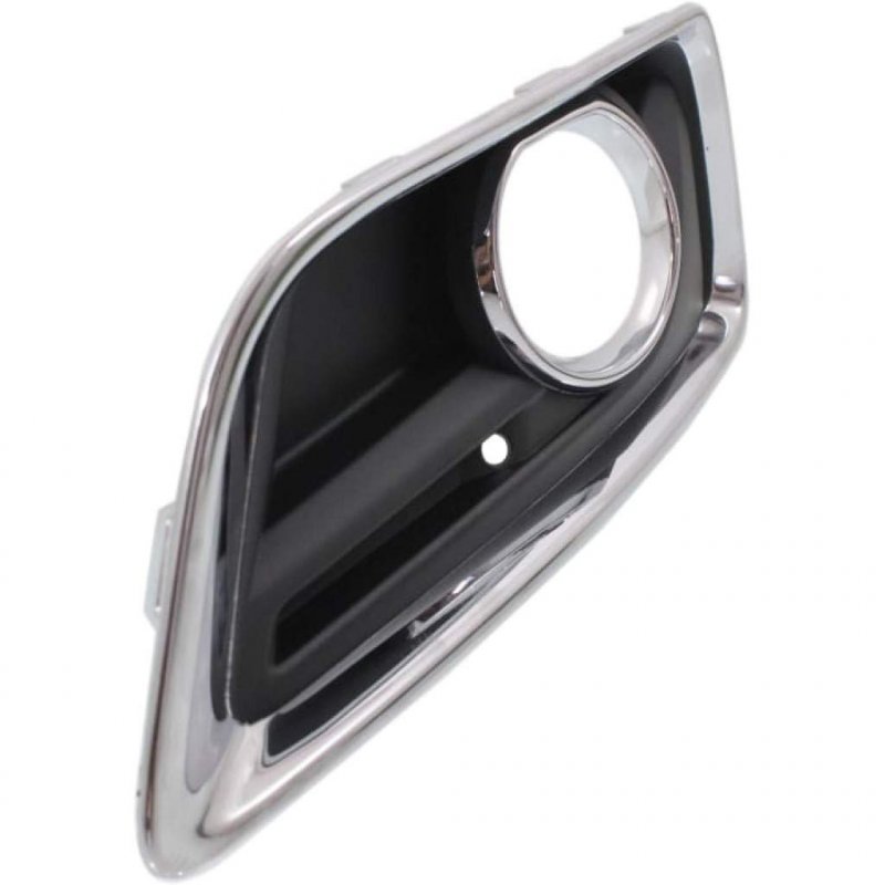 Chevy Malibu Fog Light Cover 2013 2014 2015 Driver Side Bezel Chrome Black W Fog Hole Dot Sae Compliance Gm1038136 20768823