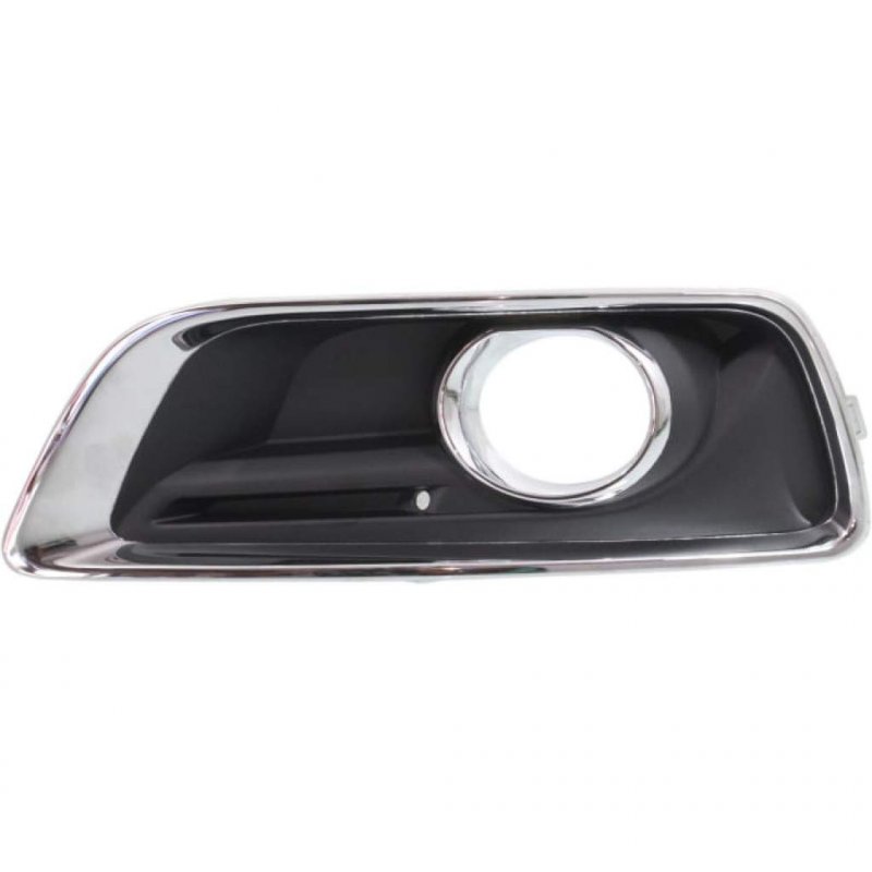 Chevy Malibu Fog Light Cover 2013 2014 2015 Driver Side Bezel Chrome Black W Fog Hole Dot Sae Compliance Gm1038136 20768823