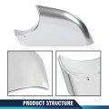 Left Side Wing Door Mirror Cover Holder Lower Chrome For Tesla Model 3 2017 2022 Part Number 22873005 Silver Abs Material