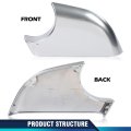 Left Side Wing Door Mirror Cover Holder Lower Chrome For Tesla Model 3 2017 2022 Part Number 22873005 Silver Abs Material