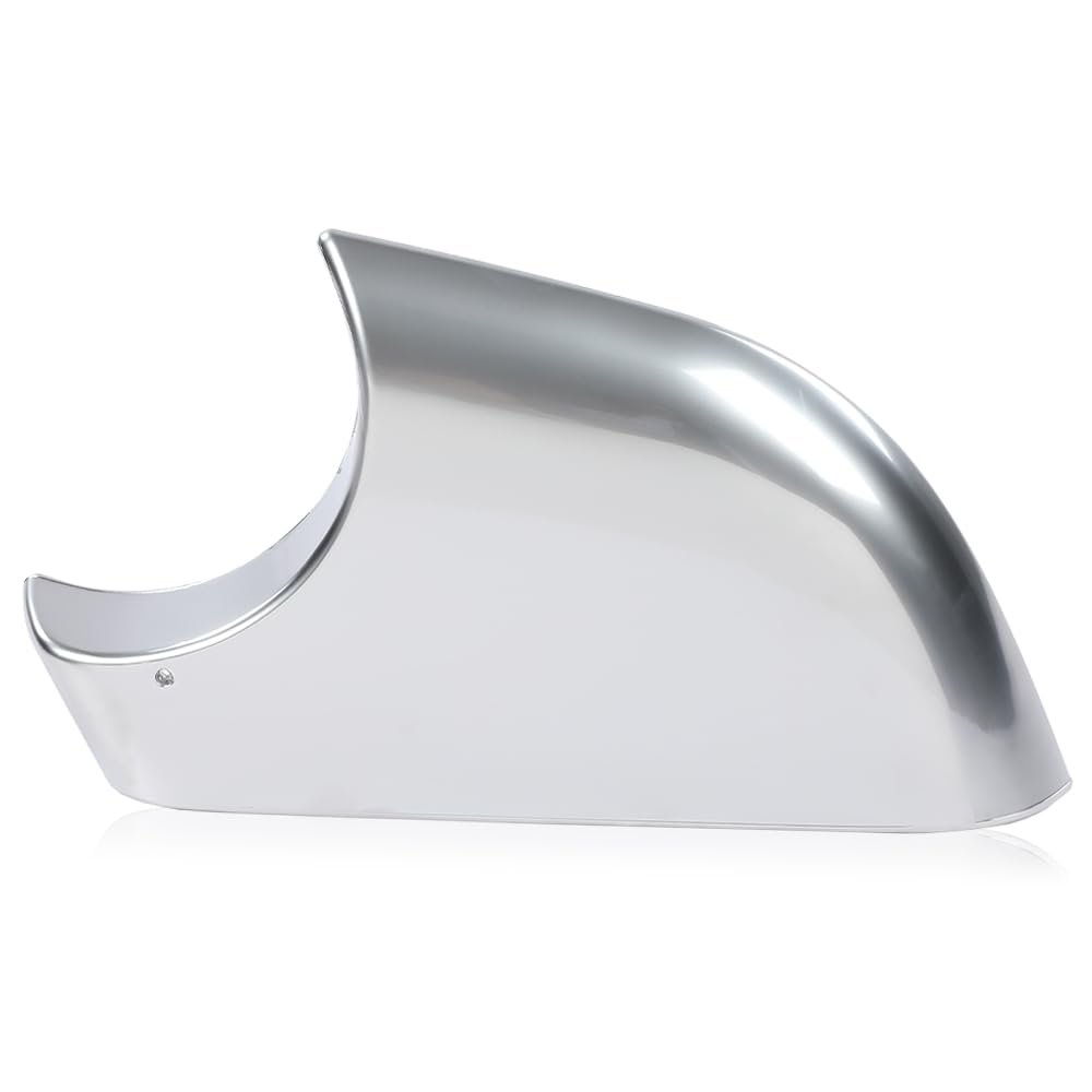 Left Side Wing Door Mirror Cover Holder Lower Chrome For Tesla Model 3 2017 2022 Part Number 22873005 Silver Abs Material