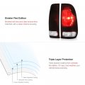 Smoke Red Lens Oe-style Tail Light Lamp Assembly For 1997-2003 Ford F150 1999-2007 F250 F350 Superduty Pickup Truck Driver