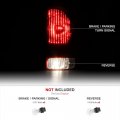 Smoke Red Lens Oe-style Tail Light Lamp Assembly For 1997-2003 Ford F150 1999-2007 F250 F350 Superduty Pickup Truck Driver