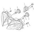 Astra Depot For 2008-2013 Yamaha Yzf R6 Upgrade Clear Lens 12 White Led Front Windscreen Light Bulb Lamp