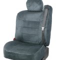 Bdk Scottsdale Cloth Front Seat Covers For 99-2010 Ford F150 Truck Suv Charcoal Gray