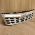Front Grille Grill For 2011-2013 Subaruester Replacement For 91121sc040 Su1200149 Chrome Bumper Upper Hood Silvery