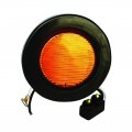 Amber Round Clearance Marker Led Light 2 5 In With 13 Leds And Lens F235239 For Trucks Trailers Buses Boats Waterproof 