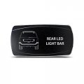 Ch4x4 Rocker Switch Rear Led Light Bar Symbol Horizontal Red