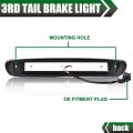 G-plus Led Third Brake Light Compatible With 07-14 Chevy Silverado Gmc Sierra 3rd Bar Cargo Type X Clear Lens Black Housing