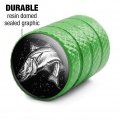 Snook Fishing Illustration Valve Stem Caps For Tire Rim Wheel Aluminum Green